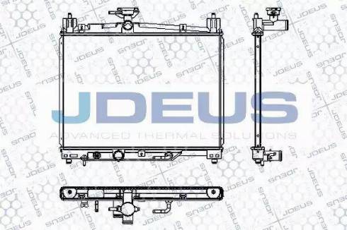 Jdeus RA0280080 - Radiator, engine cooling autospares.lv