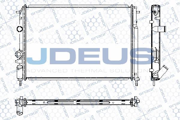 Jdeus RA0230540 - Radiator, engine cooling autospares.lv