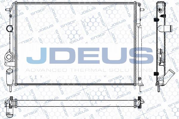 Jdeus RA0230541 - Radiator, engine cooling autospares.lv