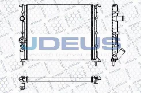 Jdeus RA0230550 - Radiator, engine cooling autospares.lv