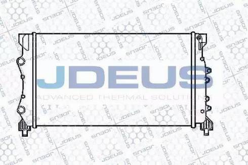 Jdeus RA0230530 - Radiator, engine cooling autospares.lv