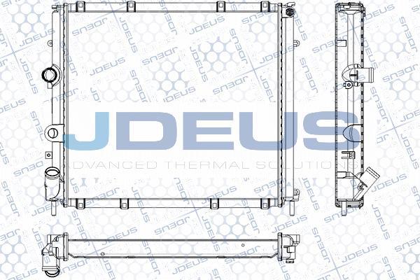 Jdeus RA0230570 - Radiator, engine cooling autospares.lv