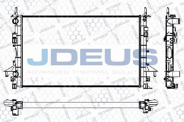 Jdeus RA0230690 - Radiator, engine cooling autospares.lv