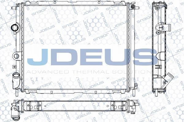 Jdeus RA0230640 - Radiator, engine cooling autospares.lv