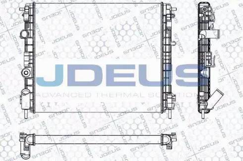 Jdeus RA0230650 - Radiator, engine cooling autospares.lv