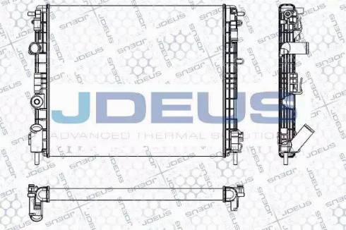 Jdeus RA0230660 - Radiator, engine cooling autospares.lv