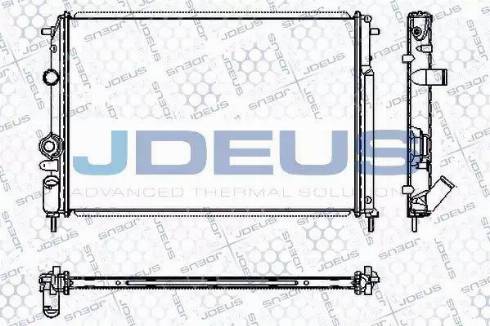 Jdeus RA0230600 - Radiator, engine cooling autospares.lv