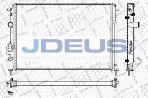 Jdeus RA0230601 - Radiator, engine cooling autospares.lv