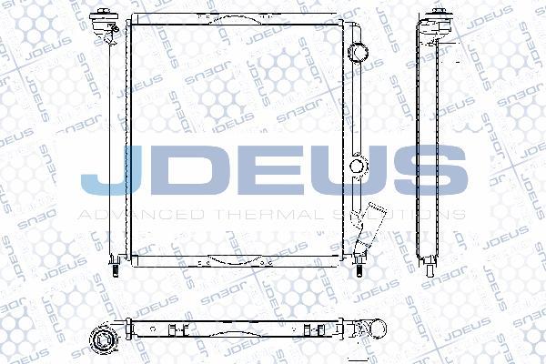 Jdeus RA0230061 - Radiator, engine cooling autospares.lv