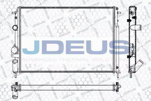 Jdeus RA0230830 - Radiator, engine cooling autospares.lv