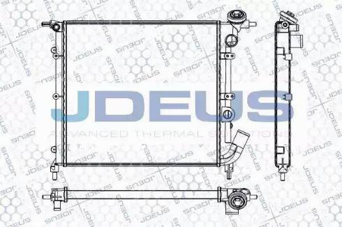 Jdeus RA0230251 - Radiator, engine cooling autospares.lv