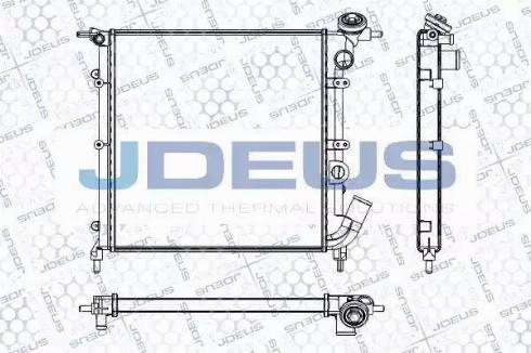 Jdeus RA0230261 - Radiator, engine cooling autospares.lv