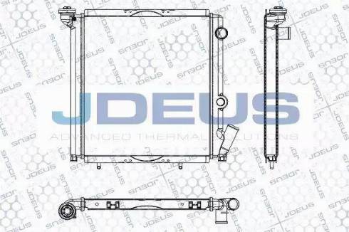 Jdeus RA0230201 - Radiator, engine cooling autospares.lv