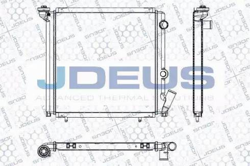 Jdeus RA0230211 - Radiator, engine cooling autospares.lv