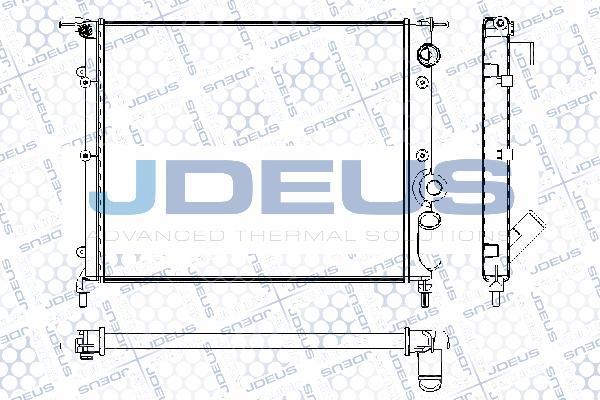 Jdeus RA0230281 - Radiator, engine cooling autospares.lv