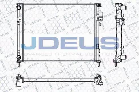 Jdeus RA0230760 - Radiator, engine cooling autospares.lv