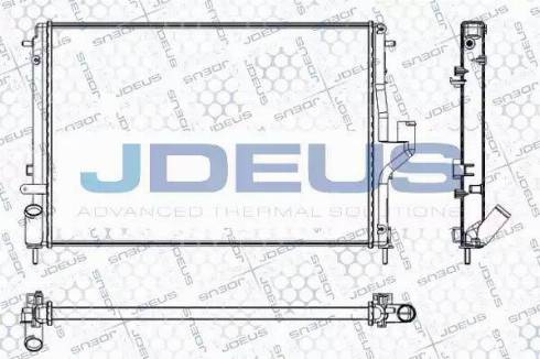 Jdeus RA0231050 - Radiator, engine cooling autospares.lv