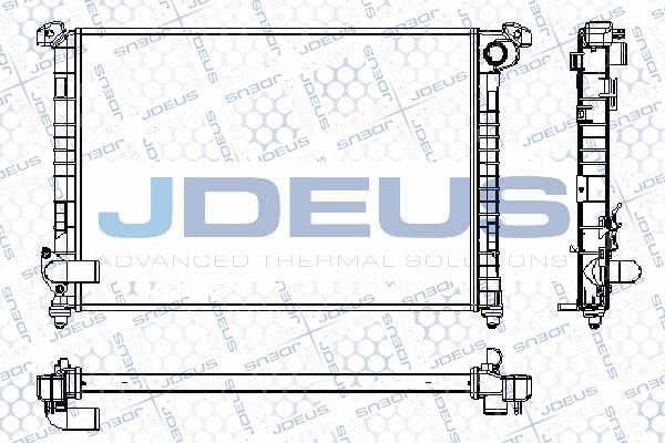 Jdeus RA0700000 - Radiator, engine cooling autospares.lv