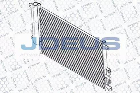 Jdeus RA7000080 - Condenser, air conditioning autospares.lv