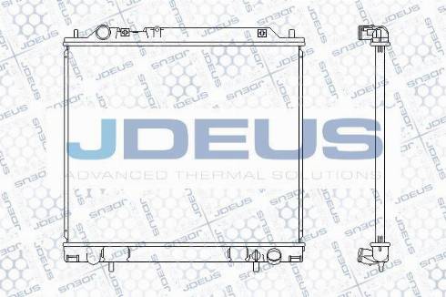 Jdeus M-0300710 - Radiator, engine cooling autospares.lv