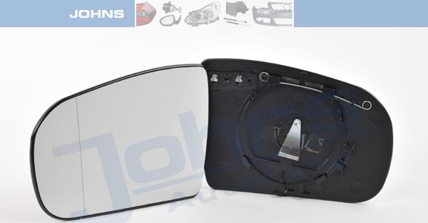 Johns 50 15 37-85 - Mirror Glass, outside mirror autospares.lv