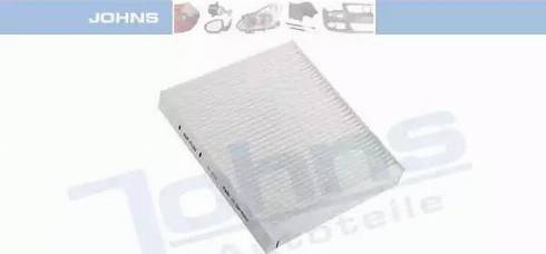 Johns IRF 0187 - Filter, interior air autospares.lv