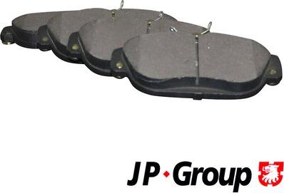 JP Group 4963600410 - Brake Pad Set, disc brake autospares.lv