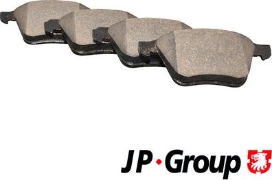 JP Group 4963600610 - Brake Pad Set, disc brake autospares.lv