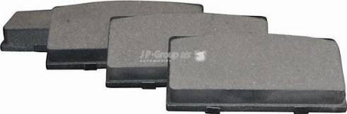 JP Group 4963600110 - Brake Pad Set, disc brake autospares.lv