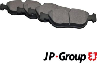 JP Group 4963600810 - Brake Pad Set, disc brake autospares.lv