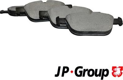 JP Group 4963601010 - Brake Pad Set, disc brake autospares.lv