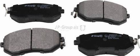 JP Group 4663602310 - Brake Pad Set, disc brake autospares.lv