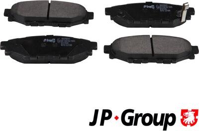 JP Group 4663700310 - Brake Pad Set, disc brake autospares.lv