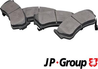 JP Group 4063600410 - Brake Pad Set, disc brake autospares.lv