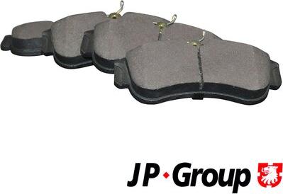 JP Group 4063600110 - Brake Pad Set, disc brake autospares.lv