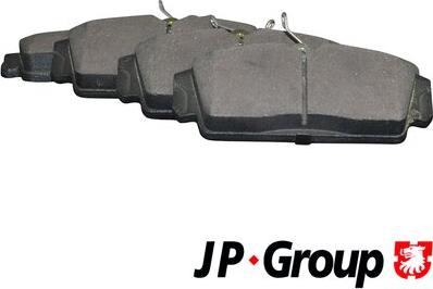 JP Group 4063601010 - Brake Pad Set, disc brake autospares.lv