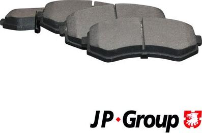 JP Group 4063700510 - Brake Pad Set, disc brake autospares.lv