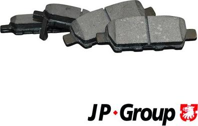 JP Group 4063700610 - Brake Pad Set, disc brake autospares.lv