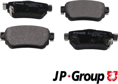 JP Group 4063701110 - Brake Pad Set, disc brake autospares.lv