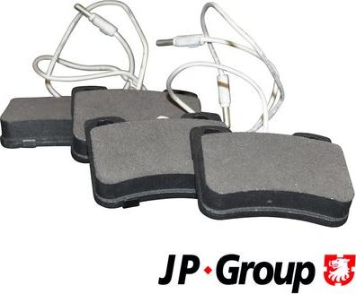 JP Group 4163604010 - Brake Pad Set, disc brake autospares.lv