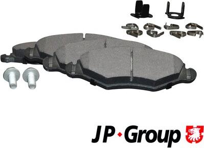 JP Group 4163600910 - Brake Pad Set, disc brake autospares.lv