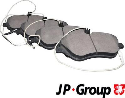 JP Group 4163601410 - Brake Pad Set, disc brake autospares.lv