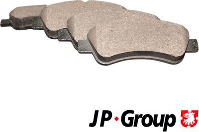 JP Group 4163601210 - Brake Pad Set, disc brake autospares.lv