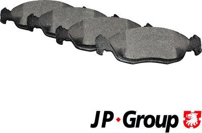 JP Group 4163603610 - Brake Pad Set, disc brake autospares.lv