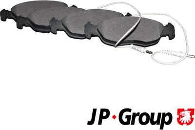 JP Group 4163603010 - Brake Pad Set, disc brake autospares.lv