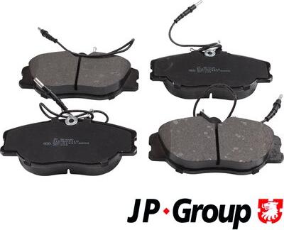 JP Group 4163603310 - Brake Pad Set, disc brake autospares.lv