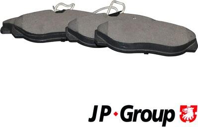 JP Group 4163603210 - Brake Pad Set, disc brake autospares.lv