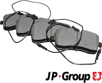 JP Group 4163602510 - Brake Pad Set, disc brake autospares.lv