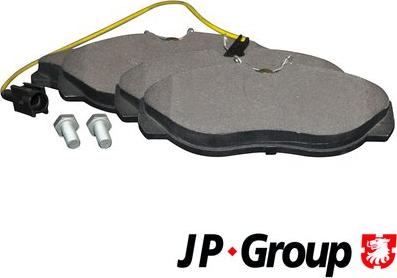 JP Group 4163602310 - Brake Pad Set, disc brake autospares.lv