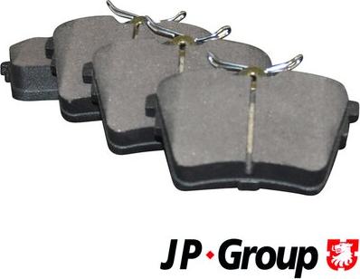 JP Group 4163700710 - Brake Pad Set, disc brake autospares.lv